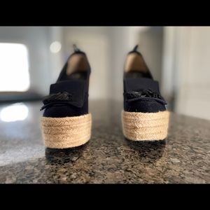 Womens Platform - Navy